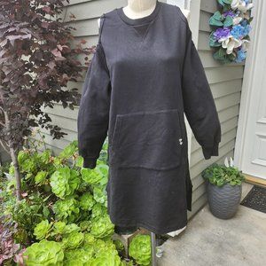 Diesel brand black  dress or jacket  with cut  out  shoulders  size 14